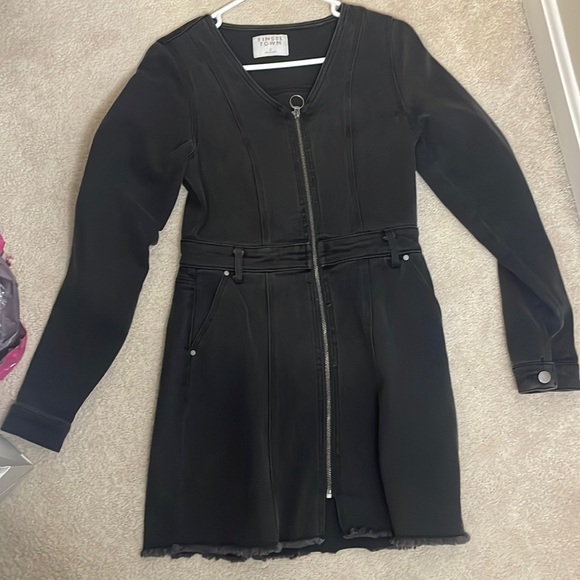 Tinsel Town Denim Dress - Picture 2 of 3